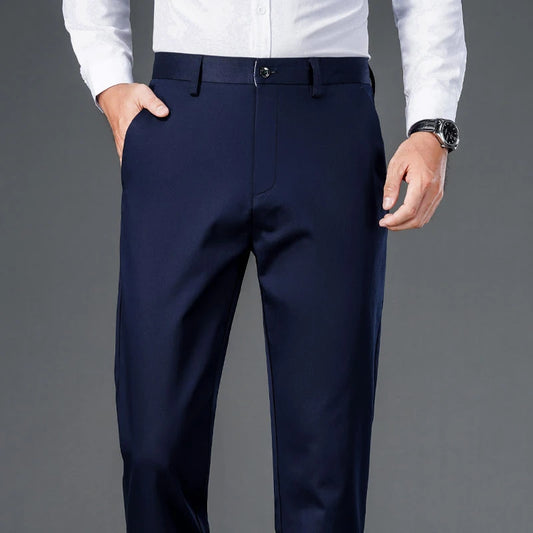 Calça casual de negócios masculina